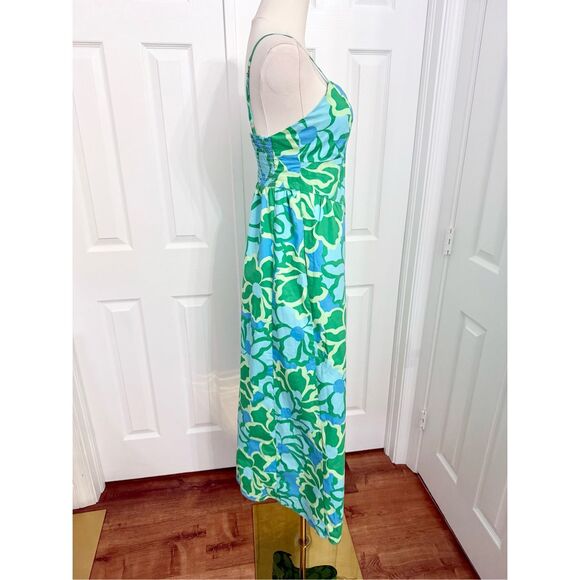 Show Me Your Mumu Spring Tiffany Floral Abstract Poppy Allegra Midi Dress S - Picture 2 of 5